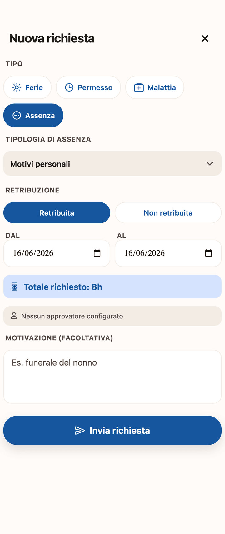Altre assenze
